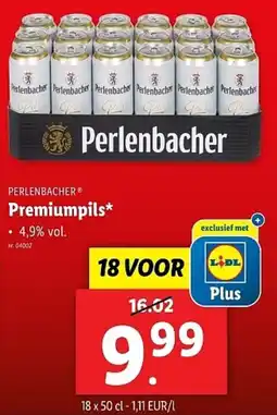 Lidl Perlenbacher Premiumpils aanbieding