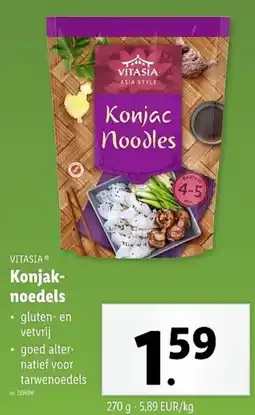 Lidl Vitasia Konjac Noodles aanbieding