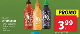 Lidl Sriracha Saus aanbieding