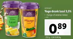 Lidl VITASIA Yogo Drank Lassi 3,5% aanbieding