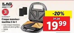 Lidl Silvercrest Croque monsieur- machine 3-in-1 aanbieding
