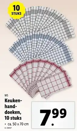 Lidl W5 Keuken handdoeken aanbieding