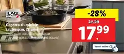 Lidl Livarno home Gegoten Aluminium Sauteerpan aanbieding