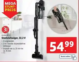 Lidl Silvercrest Steelstofzuiger, 22,2 V aanbieding
