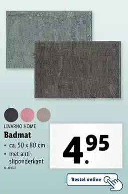 Lidl Livarno Home Badmat aanbieding
