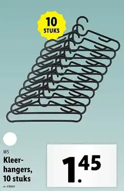 Lidl W5 Kleerhangers aanbieding