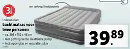 Lidl Livarno Home Luchtmatras voor Twee Personen aanbieding