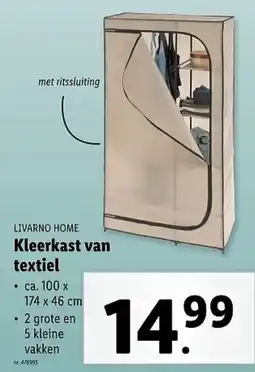 Lidl Livarno Home Kleerkast van textiel aanbieding