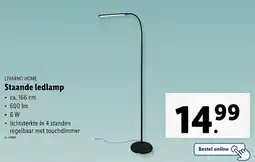 Lidl Livarno Home Staande Ledlamp aanbieding