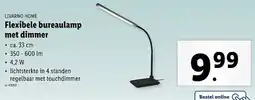 Lidl Livarno Home Flexibele Bureaulamp met Dimmer aanbieding