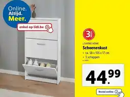 Lidl Livarno home schoenenkast aanbieding