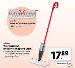 Lidl Vloerwisser met sproeisysteem Spray & Clean aanbieding