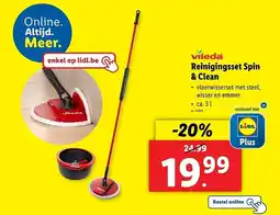 Lidl Reinigingsset Spin & Clean aanbieding