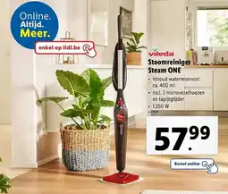 Lidl Stoomreiniger steam one aanbieding