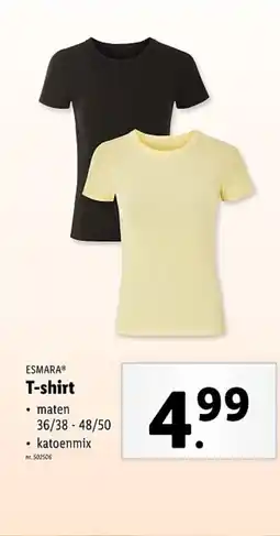 Lidl Esmara T-shirt aanbieding