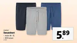 Lidl Esmara sweatshort aanbieding
