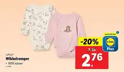 Lidl Lupilu wikkelromper aanbieding