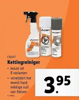 Lidl Crivit kettingreiniger aanbieding