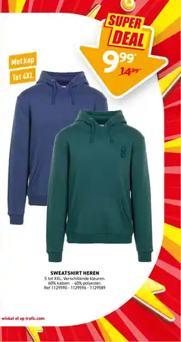 Trafic Sweatshirt heren aanbieding