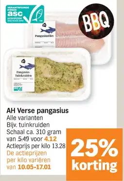 Albert Heijn AH Verse pangasius aanbieding