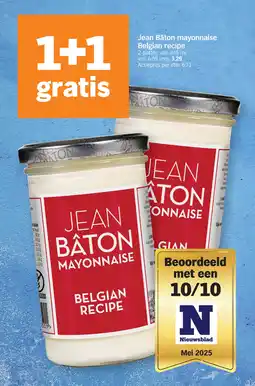 Albert Heijn Jean Bâton mayonnaise Belgian recipe aanbieding