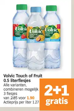 Albert Heijn Volvic Touch of Fruit aanbieding