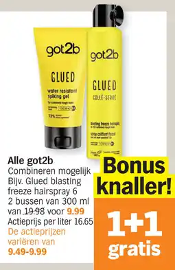 Albert Heijn Alle got2b aanbieding