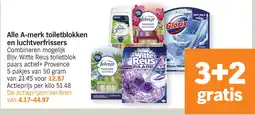 Albert Heijn Alle A-merk toiletblokken en luchtverfrissers aanbieding