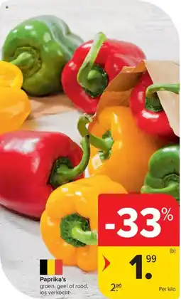 Carrefour Market Paprika's aanbieding