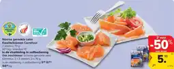 Carrefour Market Noorse gerookte zalm Kwaliteitsketen Carrefour aanbieding