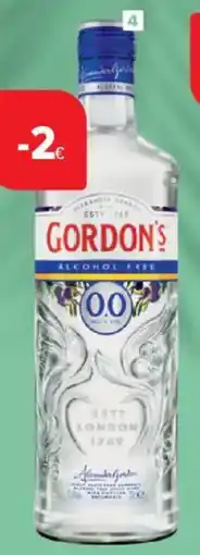 Carrefour Market Gordon's alcoholvrij aanbieding