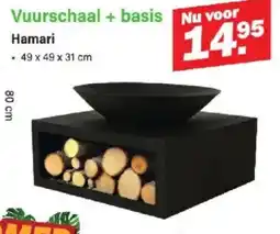 Van Cranenbroek Vuurschaal + basis Hamari aanbieding