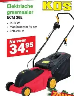 Van Cranenbroek KOS Elektrische grasmaaier ECM 36Z aanbieding