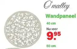 Van Cranenbroek O'malley Wandpaneel aanbieding