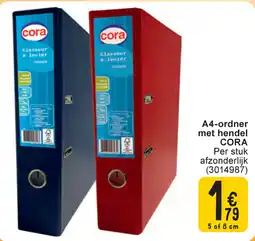 Cora A4-ordner met hendel CORA aanbieding
