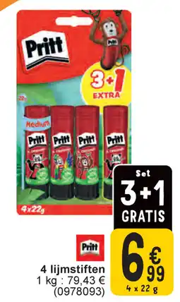 Cora Pritt 4 lijmstiften aanbieding
