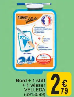 Cora Bic bord + 1 stift + 1 wisser velleda aanbieding