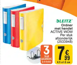 Cora Leitz ordner met hendel active wow aanbieding