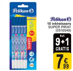Cora Pelikan 10 inktwissers super pirat aanbieding