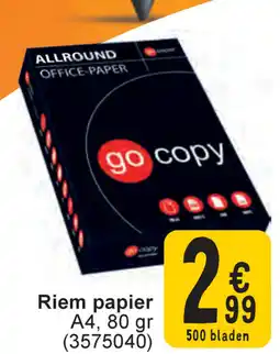 Cora Riem papier A4, 80 gr aanbieding