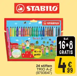 Cora Stabilo 24 stiften trio a-z aanbieding