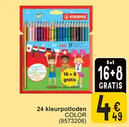 Cora Stabilo 24 kleurpotloden color aanbieding