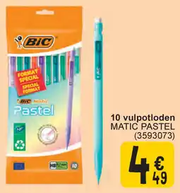 Cora Bic 10 vulpotloden matic pastel aanbieding