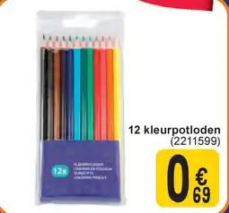 Cora 12 kleurpotloden aanbieding