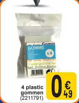 Cora 4 plastic gommen aanbieding