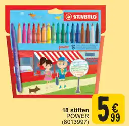 Cora Stabilo 18 stiften power aanbieding