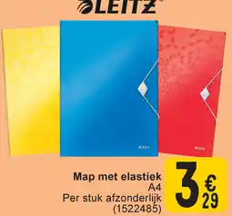Cora Leitz Map met elastiek A4 aanbieding