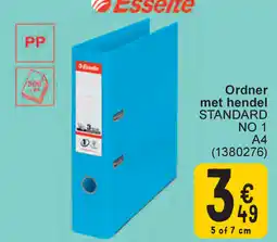Cora Esselte ordner met hendel standard no 1 A4 aanbieding