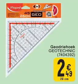 Cora Maped geodriehoek geotechnic aanbieding