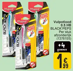 Cora Maped vulpotlood 0.5 hb black'peps aanbieding